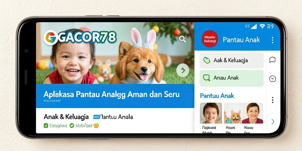 Tampilan antarmuka GACOR78 yang ramah anak dan mudah digunakan.