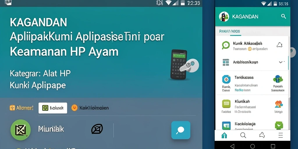 Antarmuka KAGANDAN yang sederhana dan fungsional.