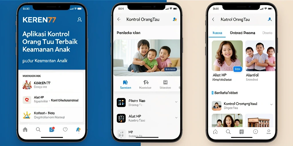 Antarmuka user-friendly KEREN77 untuk kontrol orang tua yang efektif.