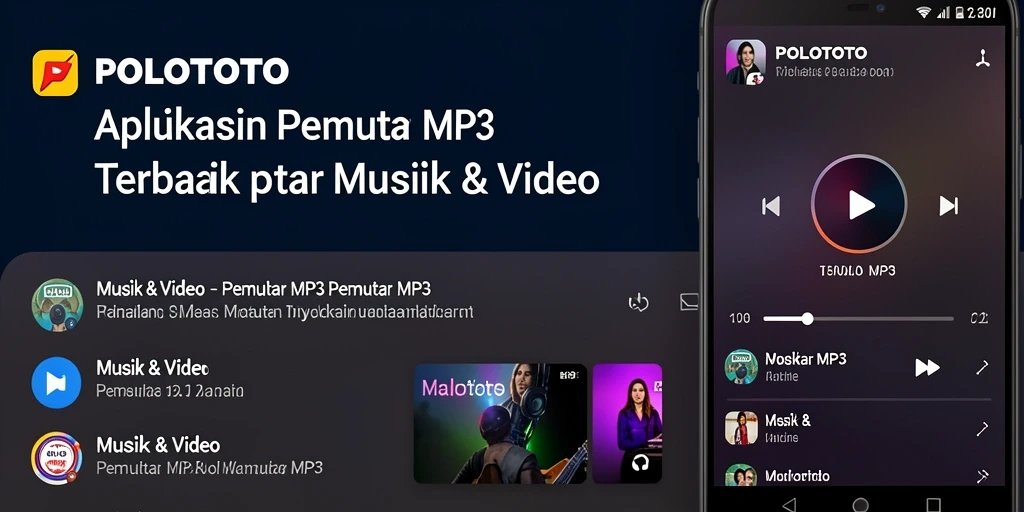 Tampilan antarmuka POLOTOTO yang menarik dan mudah digunakan.
